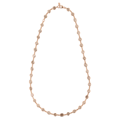 Diamant Scheiben Halskette mit Rosegold