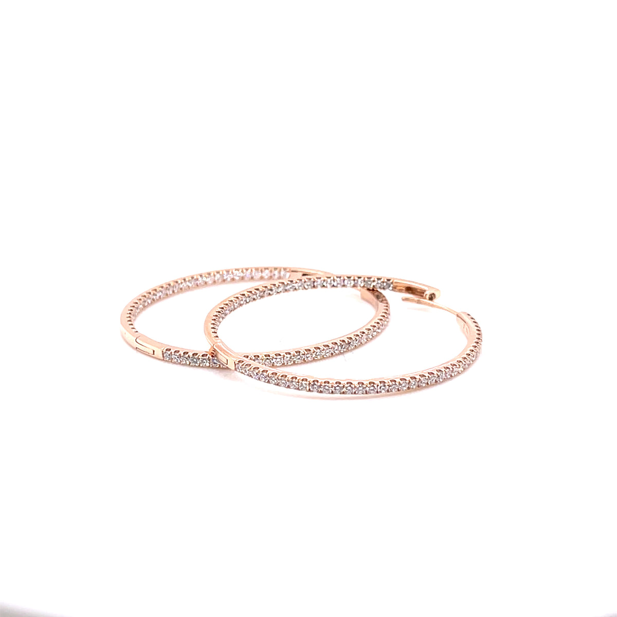 Boucles d'oreilles créoles dorées
