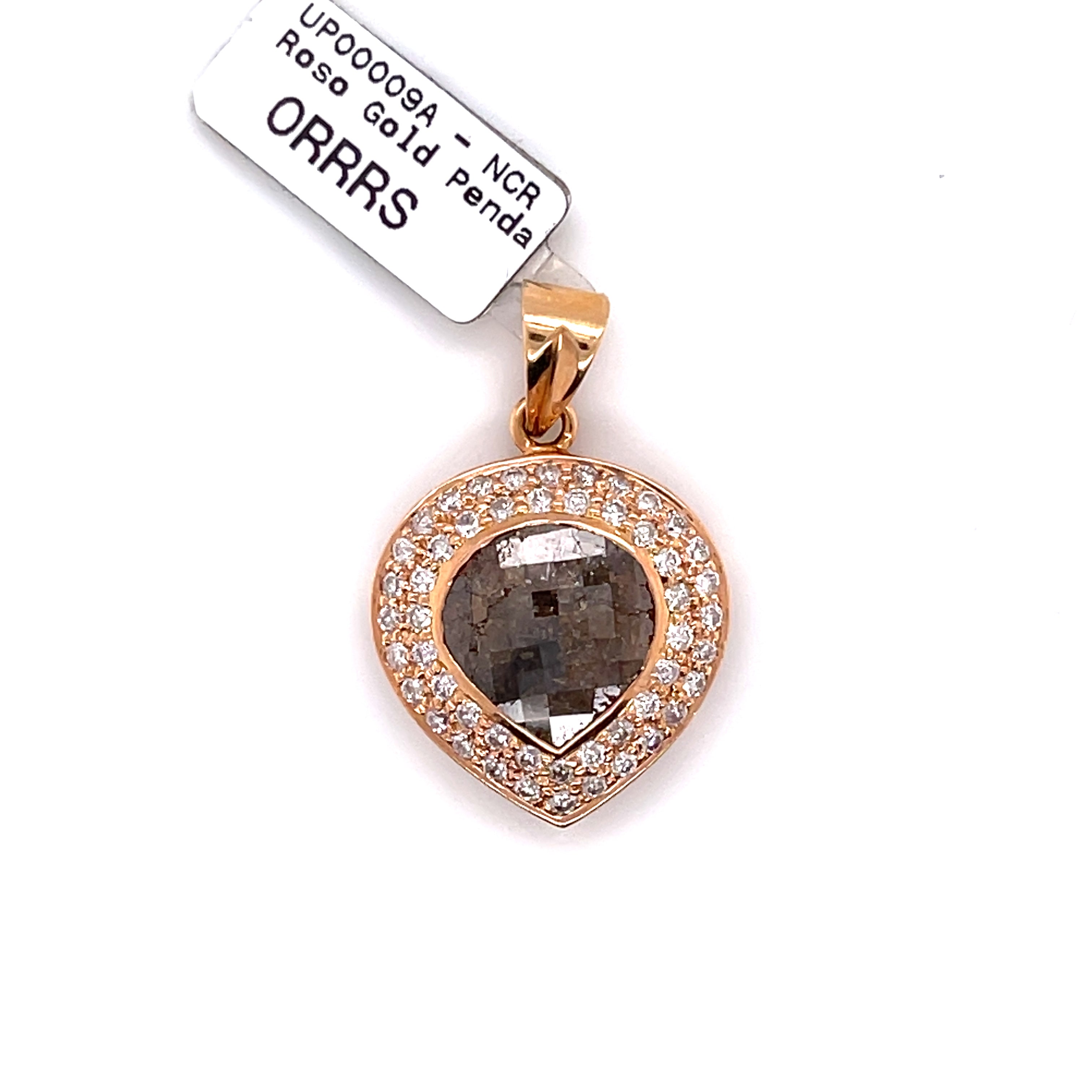 Halskette-Zubehör aus Atembezaubender Rosegold- Diamant