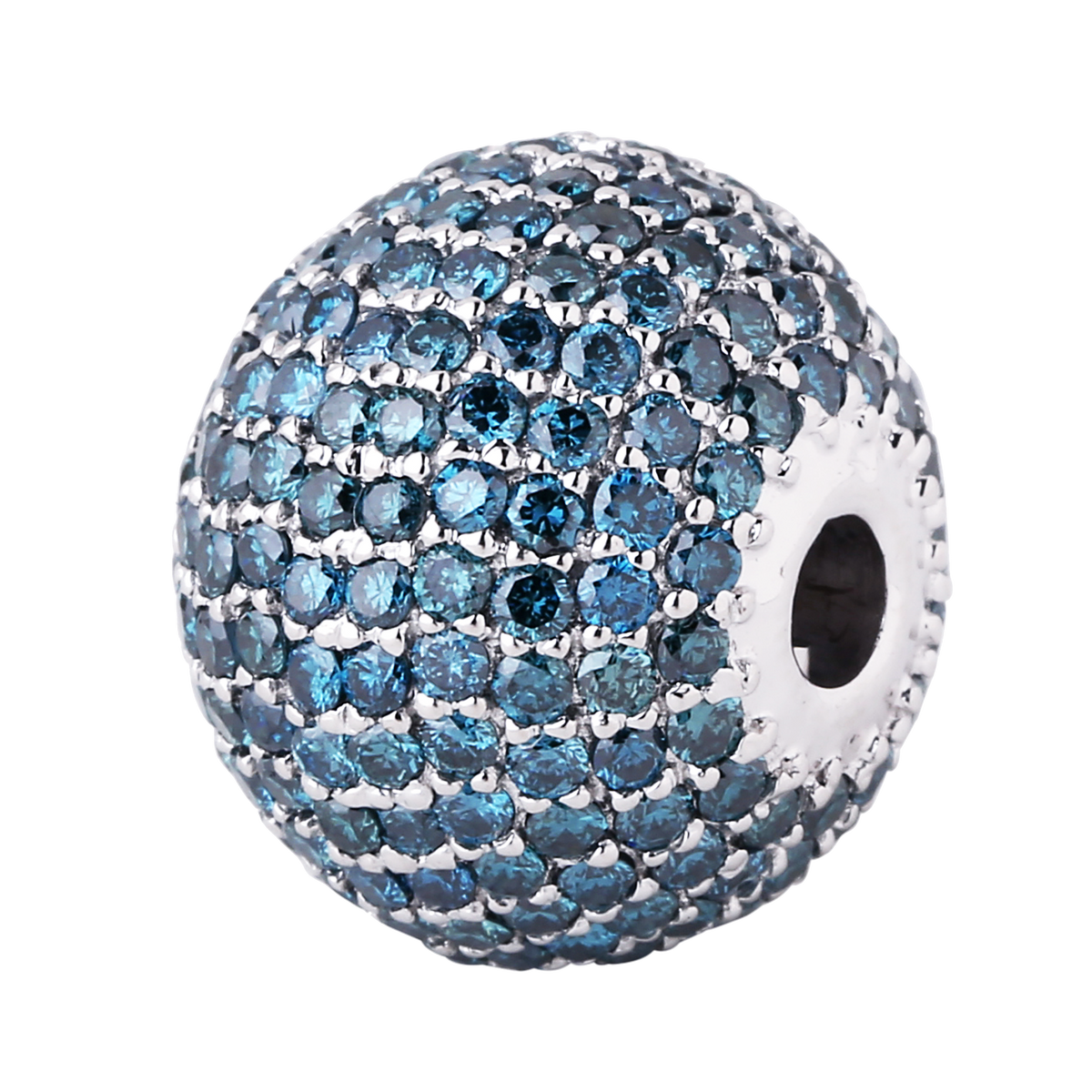 Diamond Ball Made Of 750 Rose Gold Size 8 Mm