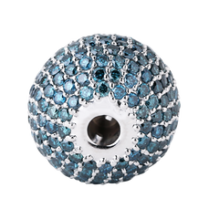 Diamond Ball Made Of 750 Rose Gold Size 8 Mm
