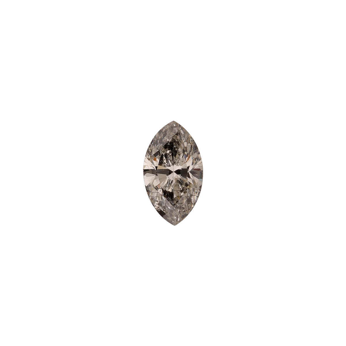 Diamant Marquise / Behandelt / Salt und Pfeffer