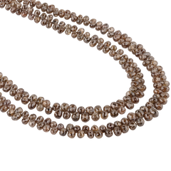 Halskette mit tropfenförmigem, natürlichen braunen Diamanten