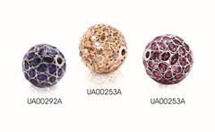 Gold and diamond interchangeable clasp