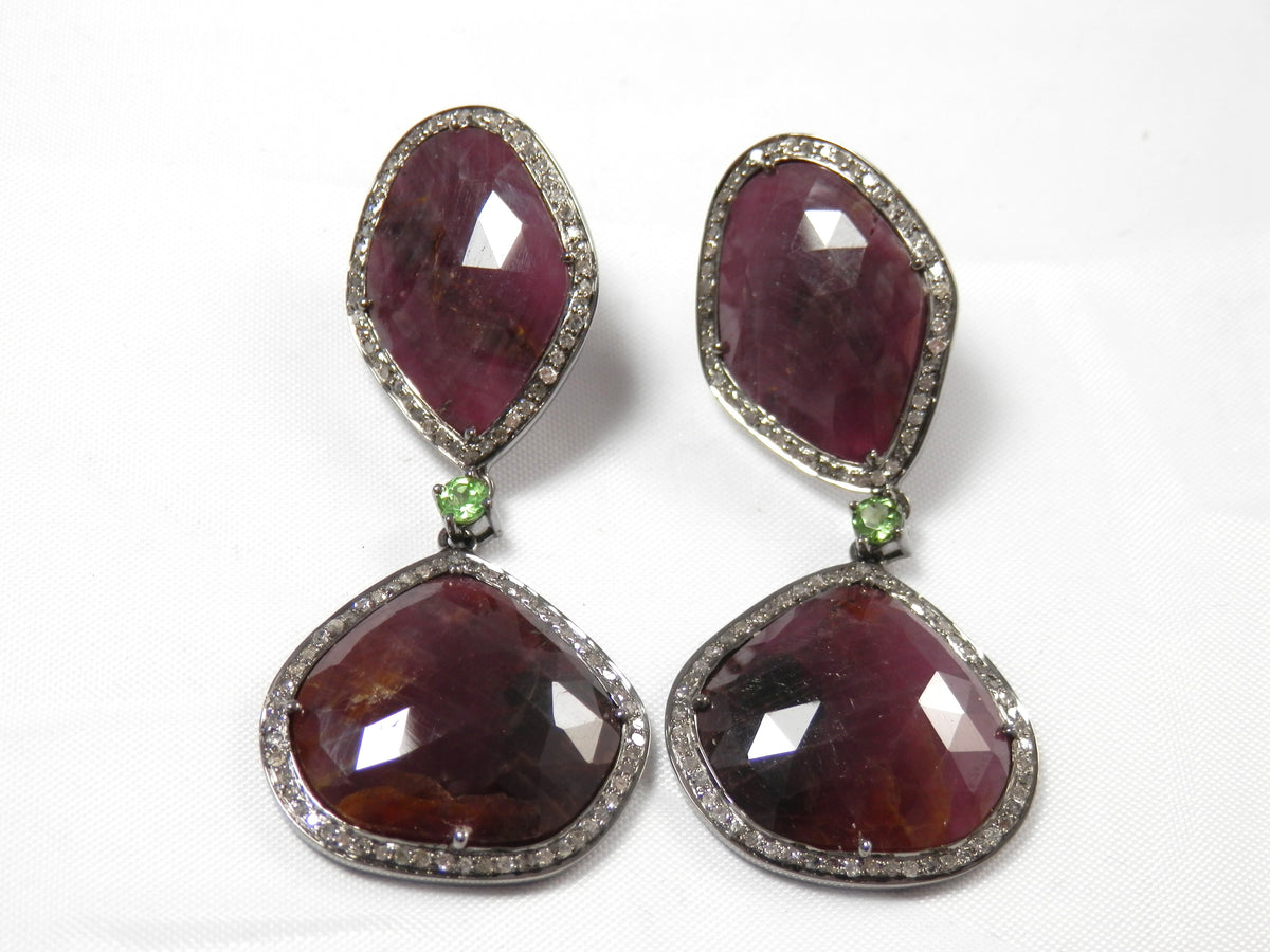 boucles d'oreilles en argent
