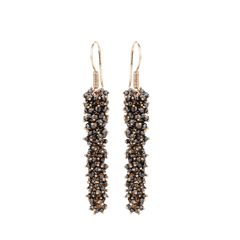 Earrings with diamonds in 750 rose gold
