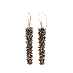 Earrings with diamonds in 750 rose gold
