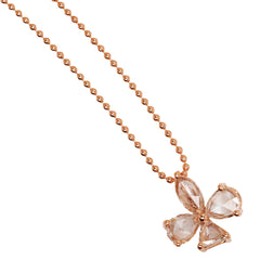 Collier aus 750 Rosegold mit Diamanten