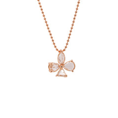 Collier aus 750 Rosegold mit Diamanten