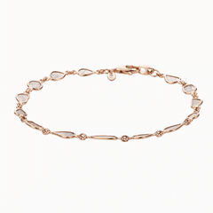Bracelet made of diamond and 750 rose gold