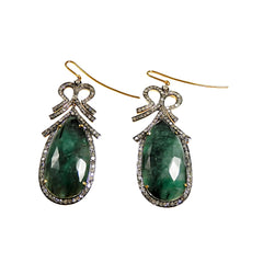 silver earrings