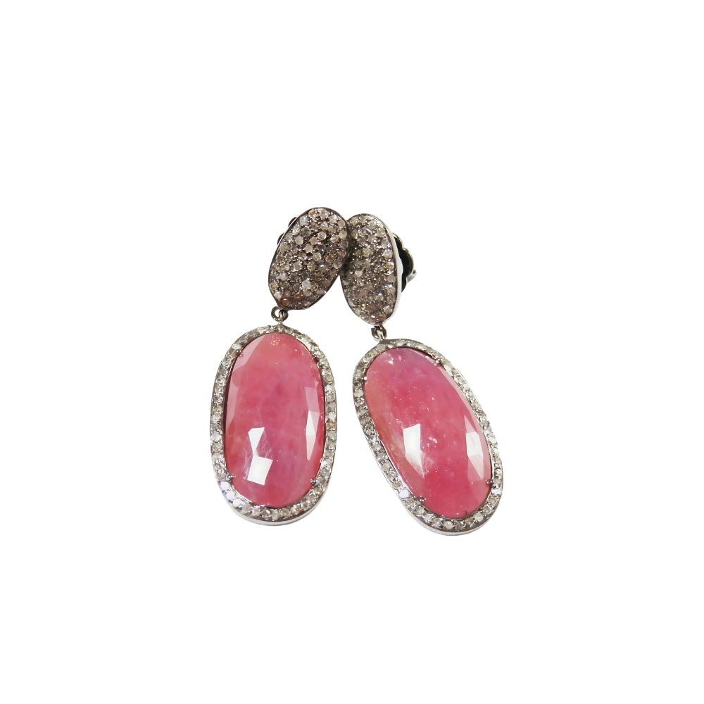 silver earrings